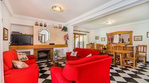 Can Barretas Wohnbereich