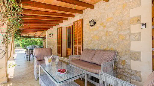 Can Barretas Terrasse/Veranda