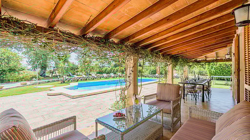 Can Barretas Terrasse/Veranda