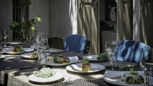 Villa Satin Doll Dining area