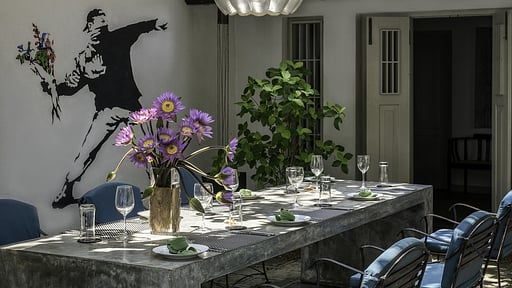 Villa Satin Doll Dining area