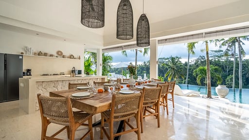 Villa Savana Zona de comedor