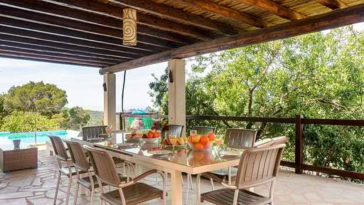 Villa Savinar Toni Terrasse/Veranda