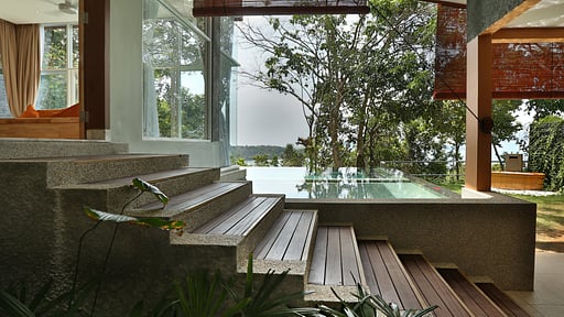 Villa Sawak Terrasse/Veranda