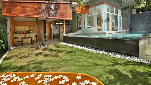 Villa Sawak Terrasse/Veranda