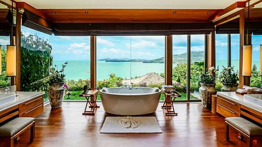 Villa Sawan Schlafzimmer 1