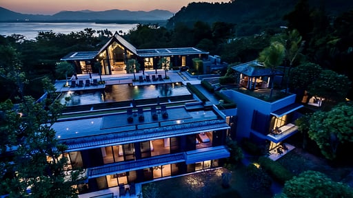 Villa Sawarin Фото с дрона