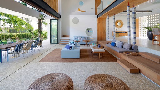 Villa Seascape Lembongan Living room