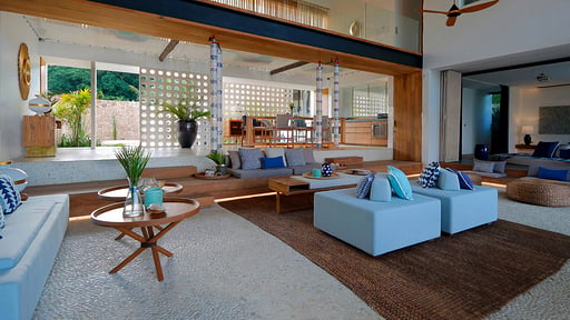 Villa Seascape Lembongan Living room