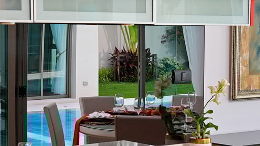 Villa Sebatik Dining area