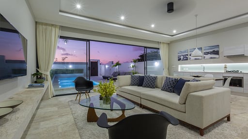 Villa See Skye Beach Wohnbereich