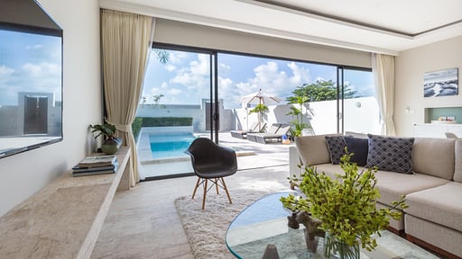 Villa See Skye Beach Wohnbereich