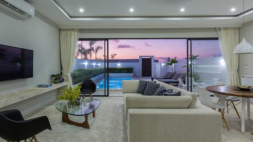 Villa See Skye Beach Wohnbereich