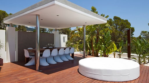 Villa Serenity Es Cubells Dining area