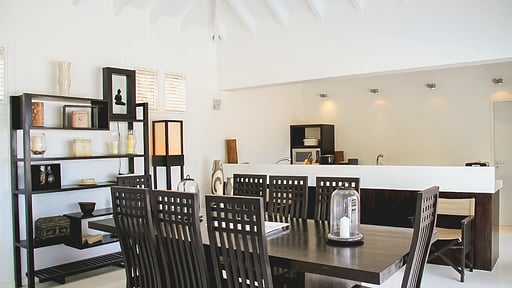 Villa Serenity Gustavia Dining area