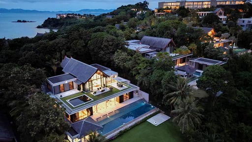 Villa Serenity Phuket Фото с дрона