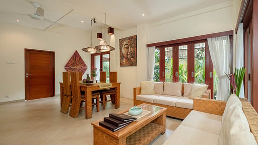 Villa Seriska Tiga Seminyak Living room