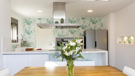 Villa Ses Llaneres Kitchen