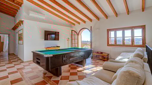 Villa Ses Porrasses Бильярд