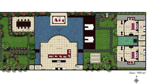 Villa Sesari Floor plan