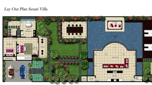 Villa Sesari Floor plan
