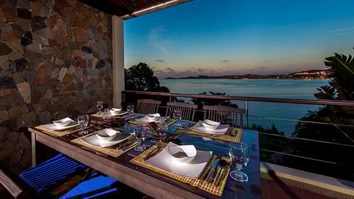 Villa Seven Swifts Обеденная зона