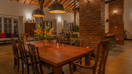 Sevena Villa Dining area