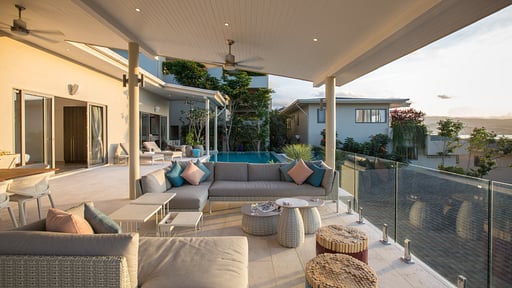 Villa Seventh Heaven Sunset Estates Terrasse