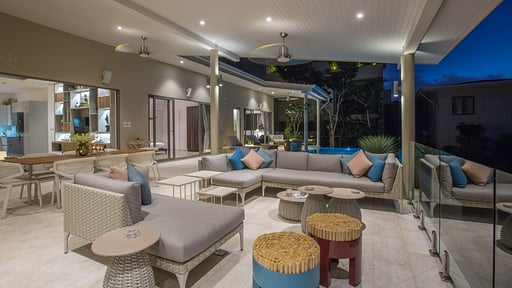 Villa Seventh Heaven Sunset Estates Terrasse