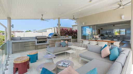 Villa Seventh Heaven Sunset Estates Terrasse