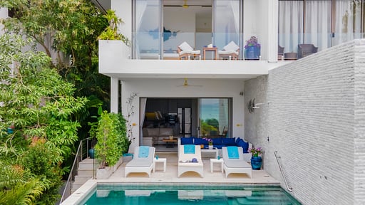 Villa Shades of Blue Drone pictures