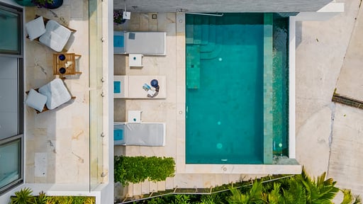 Villa Shades of Blue Drone pictures