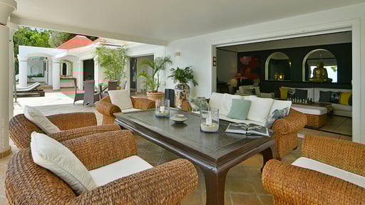 Villa Shalimar Lurin Terras/Veranda