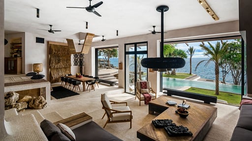 Villa Shambala Lembongan Living room