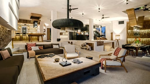 Villa Shambala Lembongan Living room