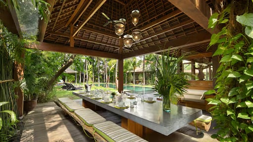 Villa Shambala Seminyak Dining area 2