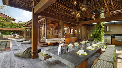 Villa Shambala Seminyak Dining area 2