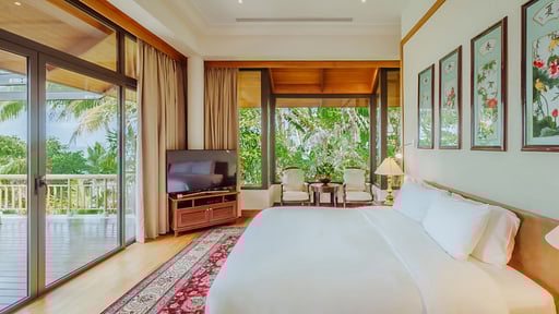 Villa Shanta Schlafzimmer 1