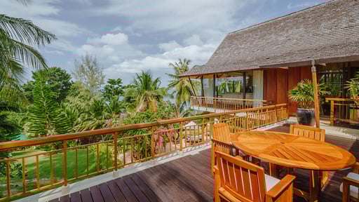 Villa Shanta Terrasse/Veranda