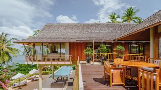 Villa Shanta Terrasse/Veranda