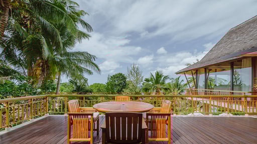 Villa Shanta Terrasse/Veranda