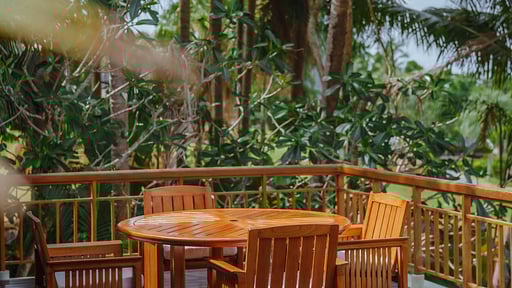 Villa Shanta Terrasse/Veranda