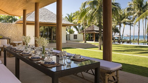 Villa Shanti at Jivana Dining area