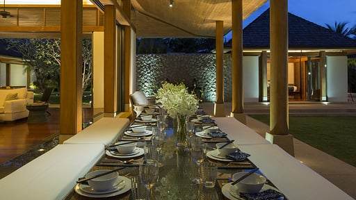 Villa Shanti at Jivana Dining area