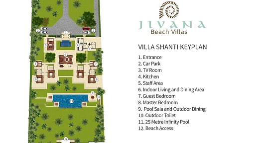 Villa Shanti at Jivana Floor plan