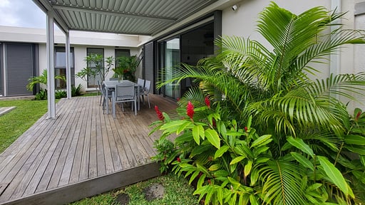 Villa Shanti Victoria Terrasse/Veranda