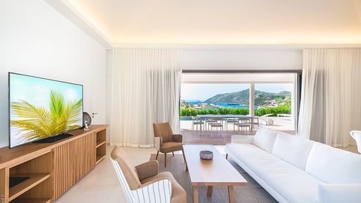 Villa Shell Beach Wohnbereich