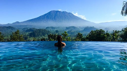 Villa Sidemen Swimming pool