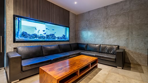 Villa Simpatico Media room