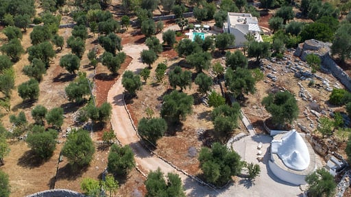 Villa Sogno Bianco Drone foto's